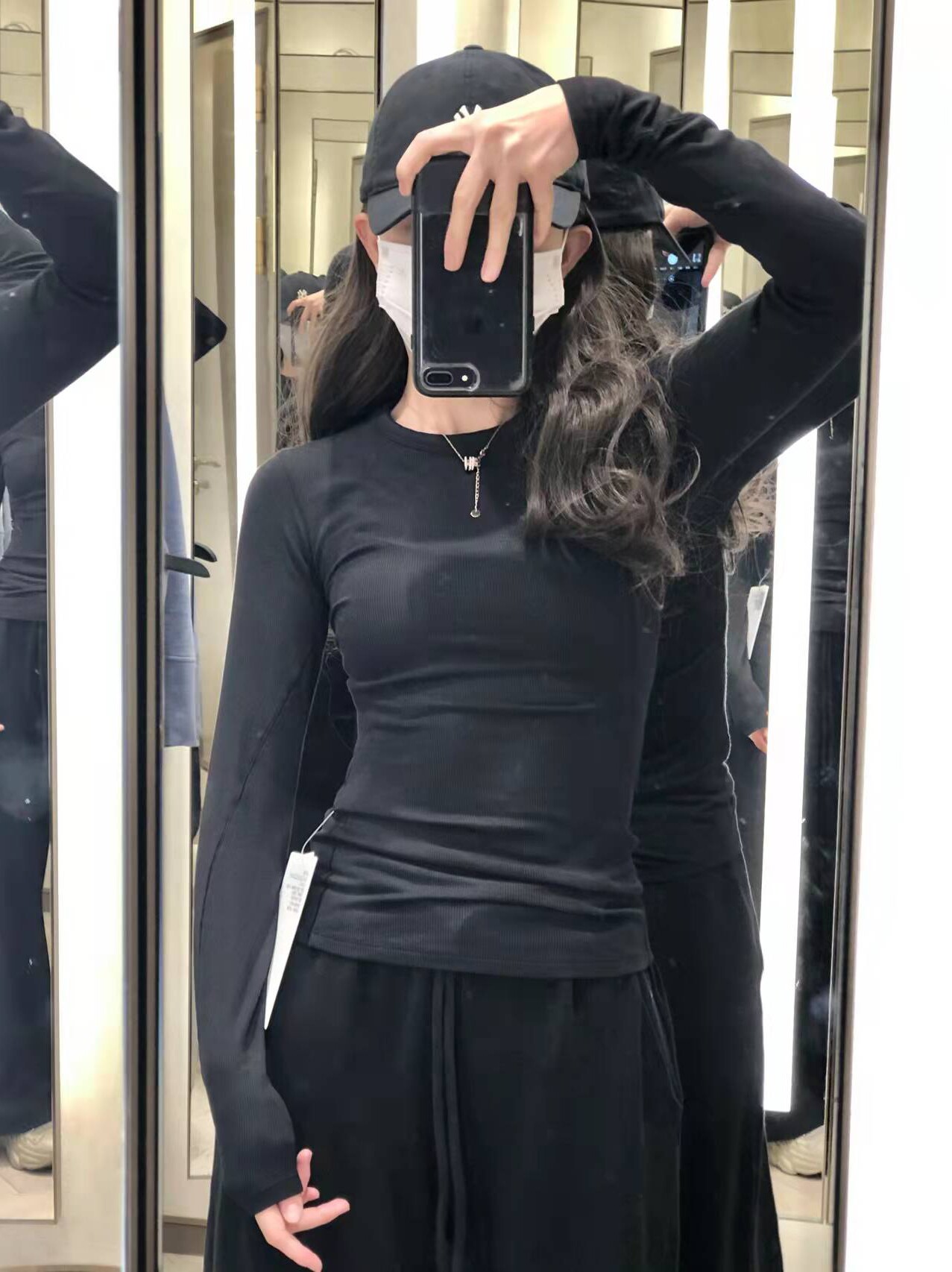 HOLD TLGHT|얼마나 날씬해지고 싶나요 요가 슬리밍 슬리밍 실 밑단 긴팔