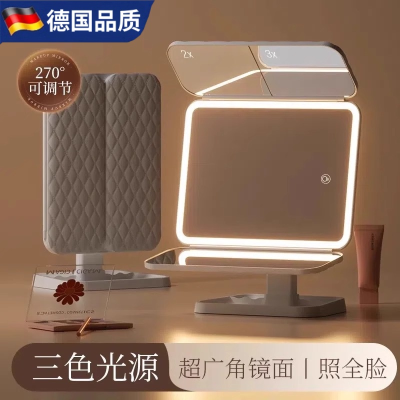德国进口LED智能可折叠超广角镜