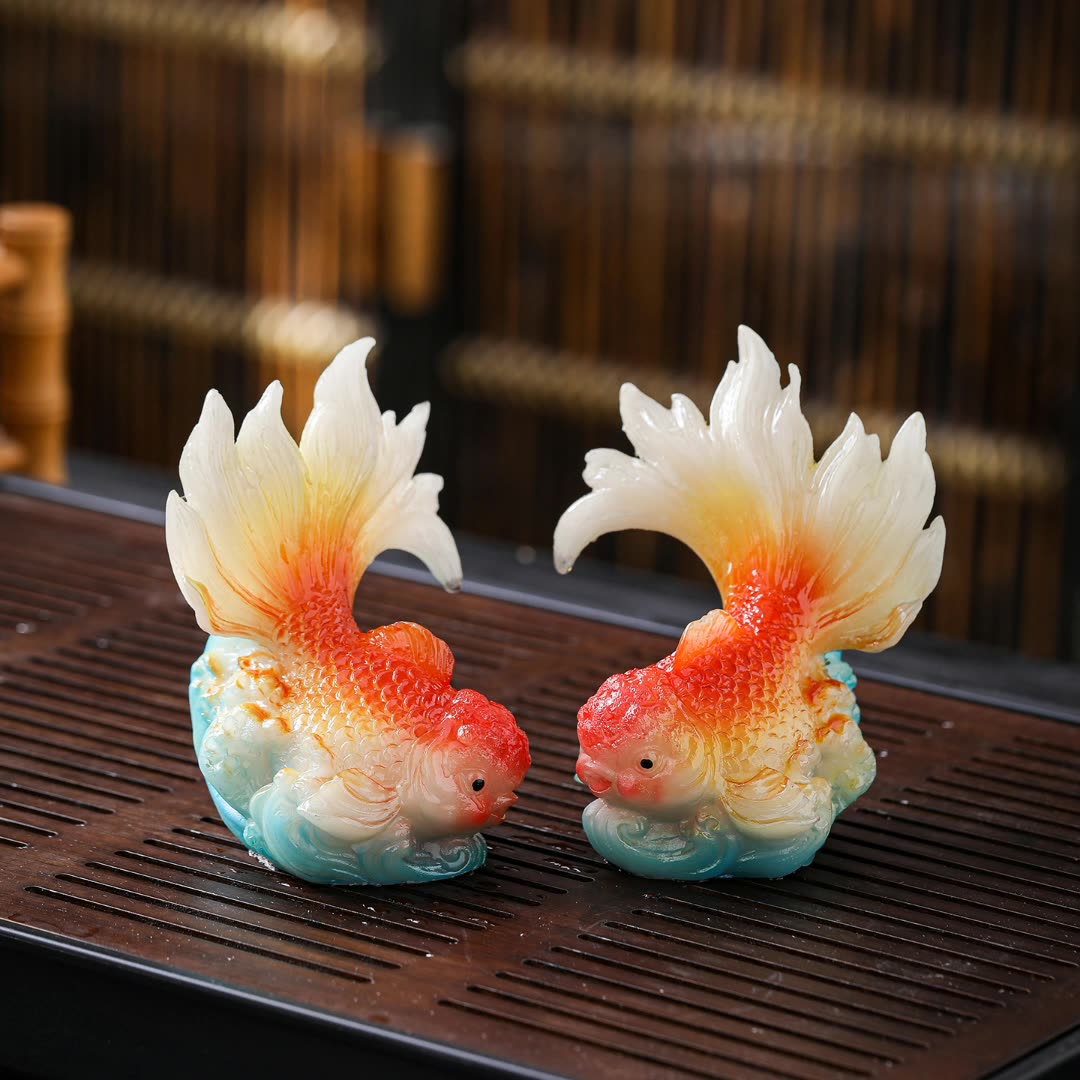 金龙鱼茶桌新款招财变色可养锦鲤