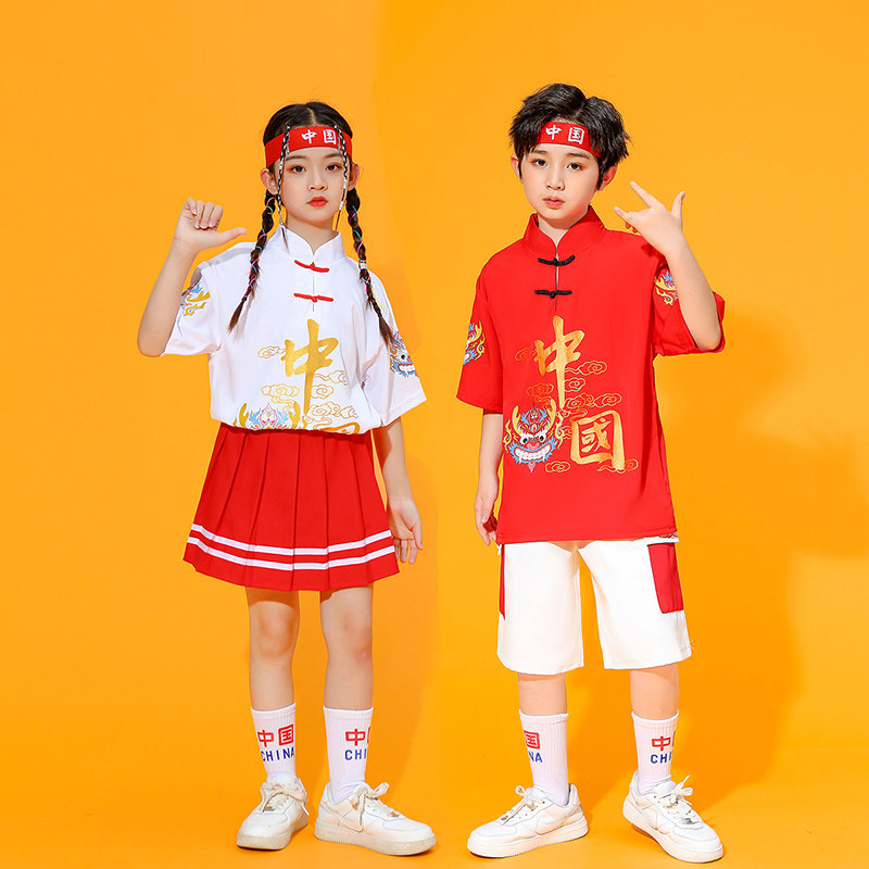 儿童啦啦队服幼儿六一舞蹈表演