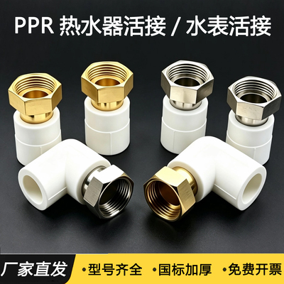 ppr热水器活接头20变1寸4分6分25前置过滤器内丝直接弯头水管配件