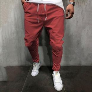 cropped sports Haren straight pants Men