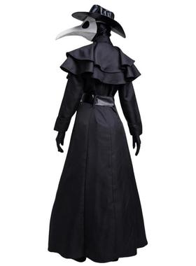 Steam Wind Plague Costume Crow Long billed Bird Man Costume