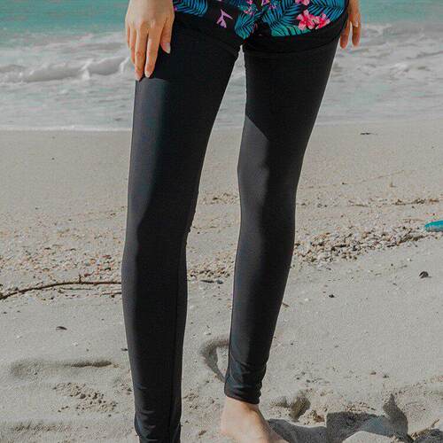 Black swim pants, single pants, beach diving sun