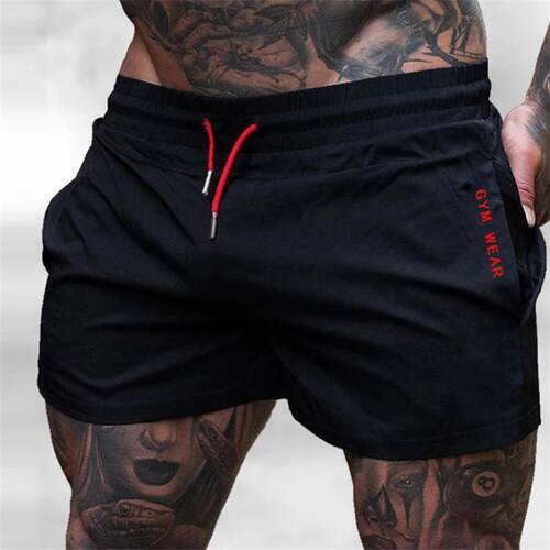 Men's sports three quarter pants, marathon stretch running