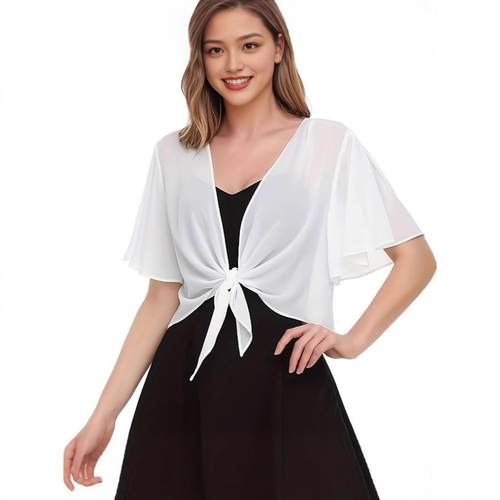 One size fits all sunshade mesh women's front top shawl