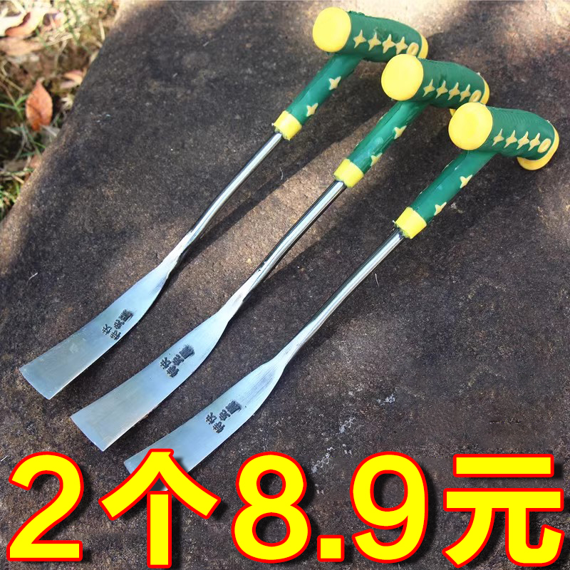 挖野菜神器挖蒜的小铲子加厚锰钢锄头挖土种菜花园艺家用除草工具