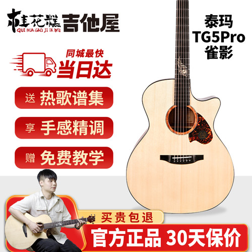 桂花糕吉他屋泰玛TG5pro雀影