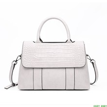 2024新款真皮女包 简约欧美风鳄鱼纹手提包通勤包 women handbags