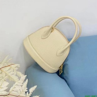 bag COZY leather ZOEY糖果色百搭贝壳包手提包 2024新款 真皮女包