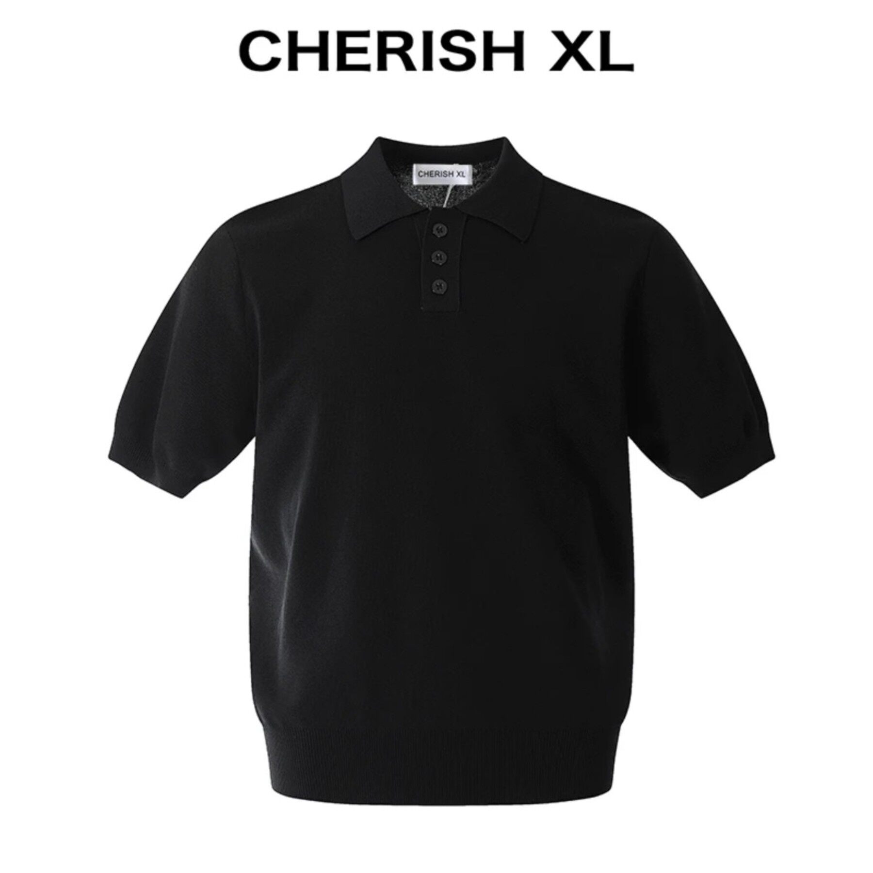 CHERISH XL【老钱新贵】凉感透气抗皱/针织重磅短袖polo衫男款T恤