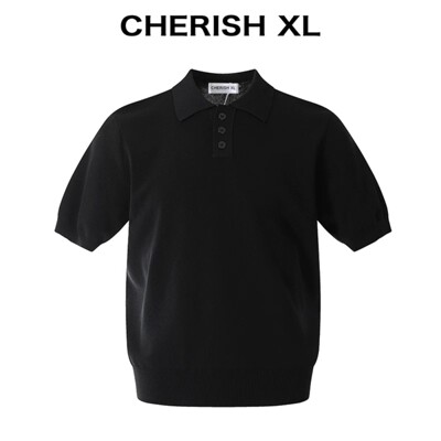 CHERISH XL【老钱新贵】凉感透气抗皱/针织重磅短袖polo衫男款T恤