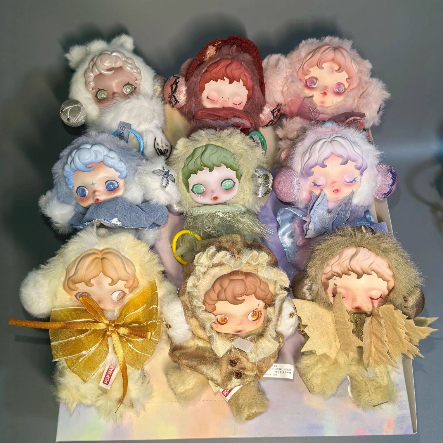 泡泡玛特SKULLPANDA冬日乐章光织园系列SP毛绒公仔盲盒玩具礼物