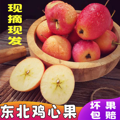 东北鸡心果沙果新鲜水果小苹果