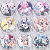 蓝档案周边徽章小鸟游星野吧唧胸针佳世子白子空崎日奈动漫胸章谷