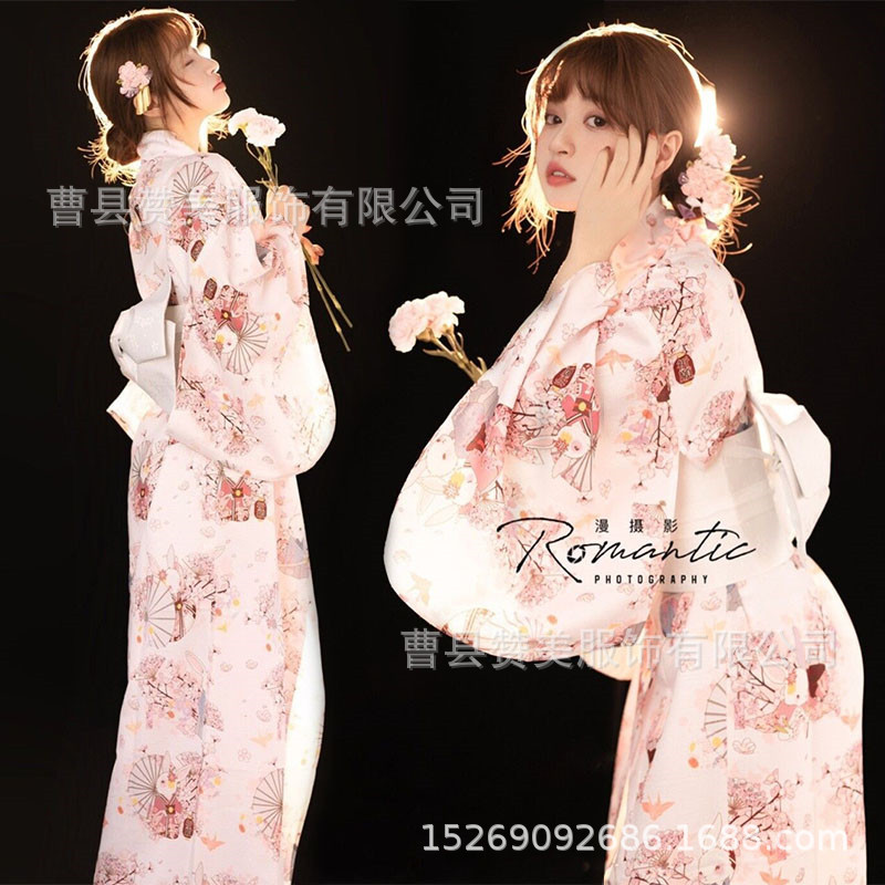 神明改良和服女正装传统日系