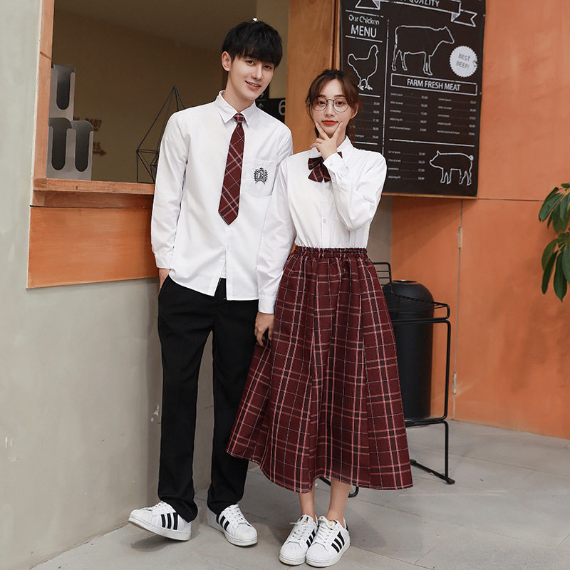 开学季班服夏秋套装学院风长裙