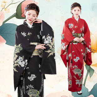 神明和服系日本剧本杀日料店民宿和服女款季摄影改良和服浴衣