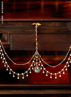 古风汉服茉莉公主异域风敦煌额饰