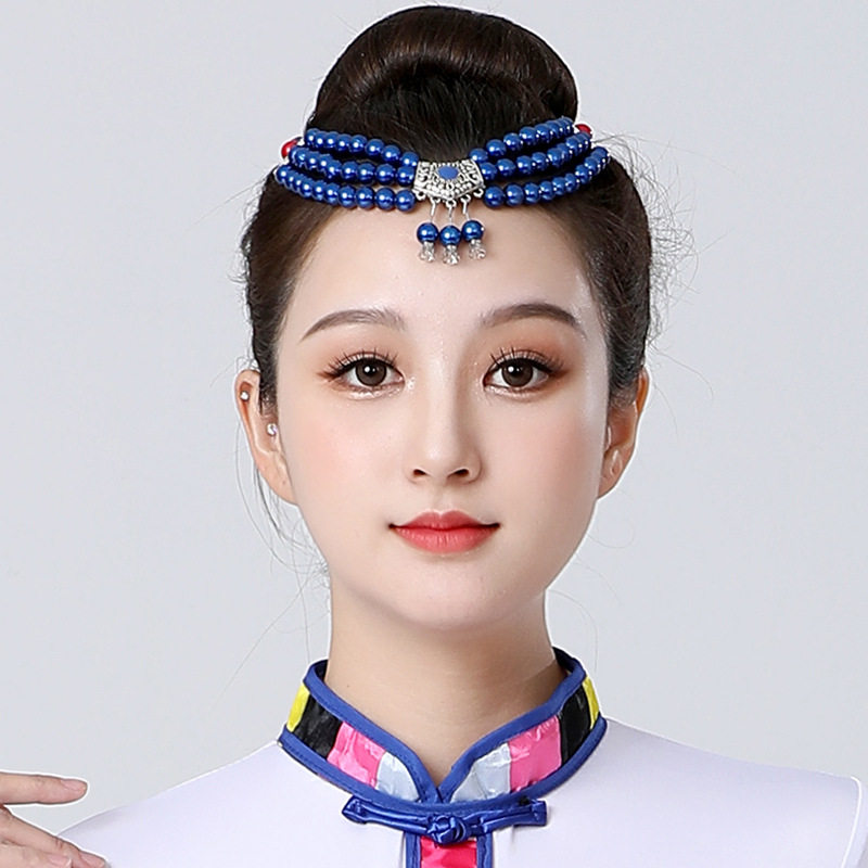 头饰藏族西域少数民族风额头链女