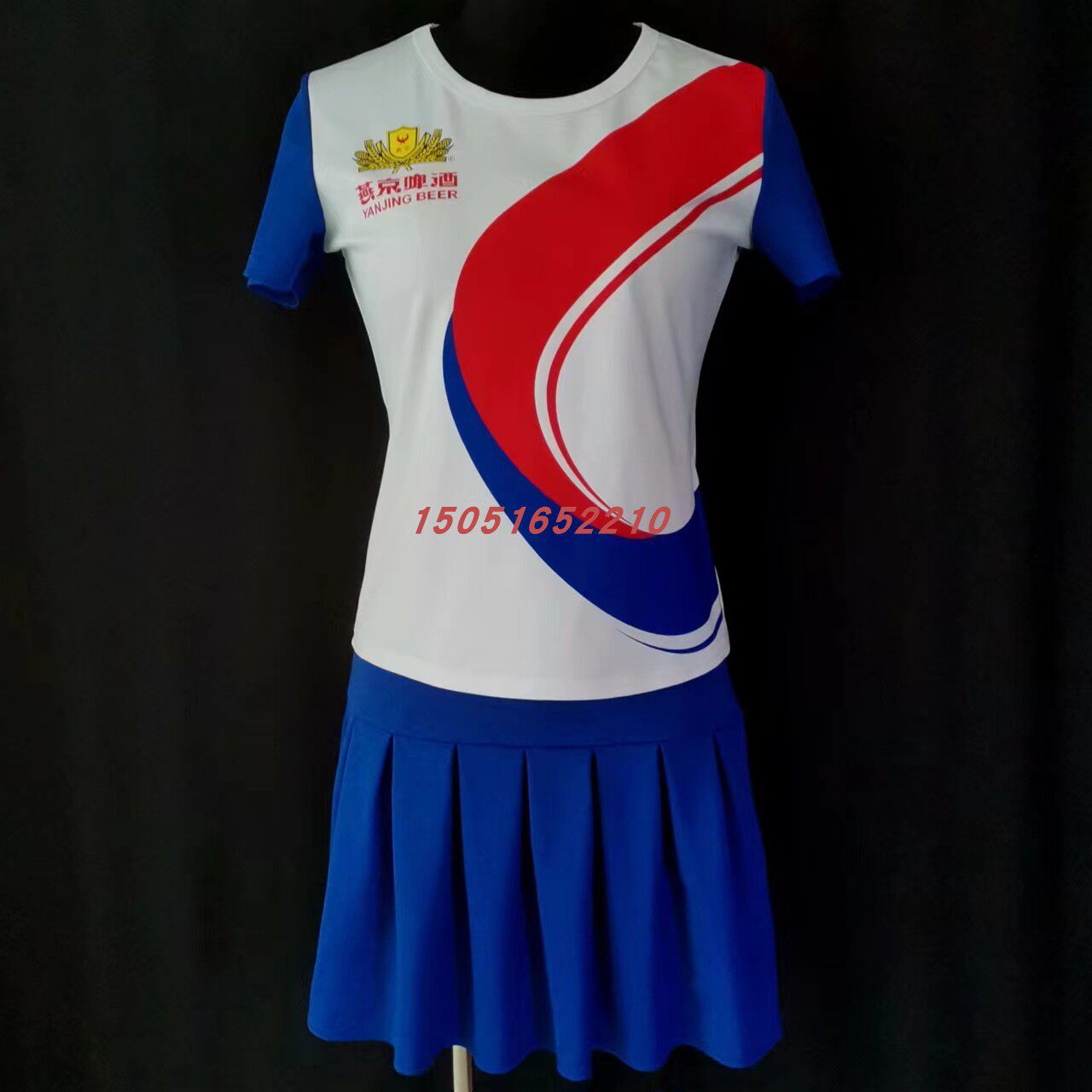 工作服定做燕京啤酒服装厂家直供酒水妹工衣套装包邮快消品促销员