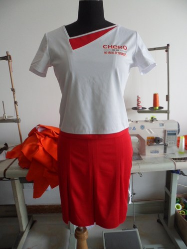 定制促销员金龙泉啤酒工作服女