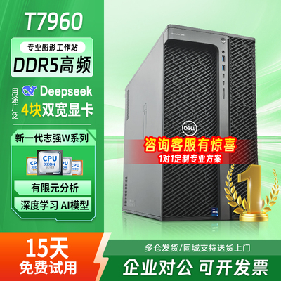 戴尔T5860/T7960图形工作站主机