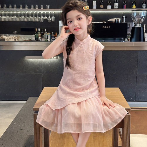 儿童汉服夏季2026新款儿童童装古风中式好看连衣裙女孩夏款公主裙