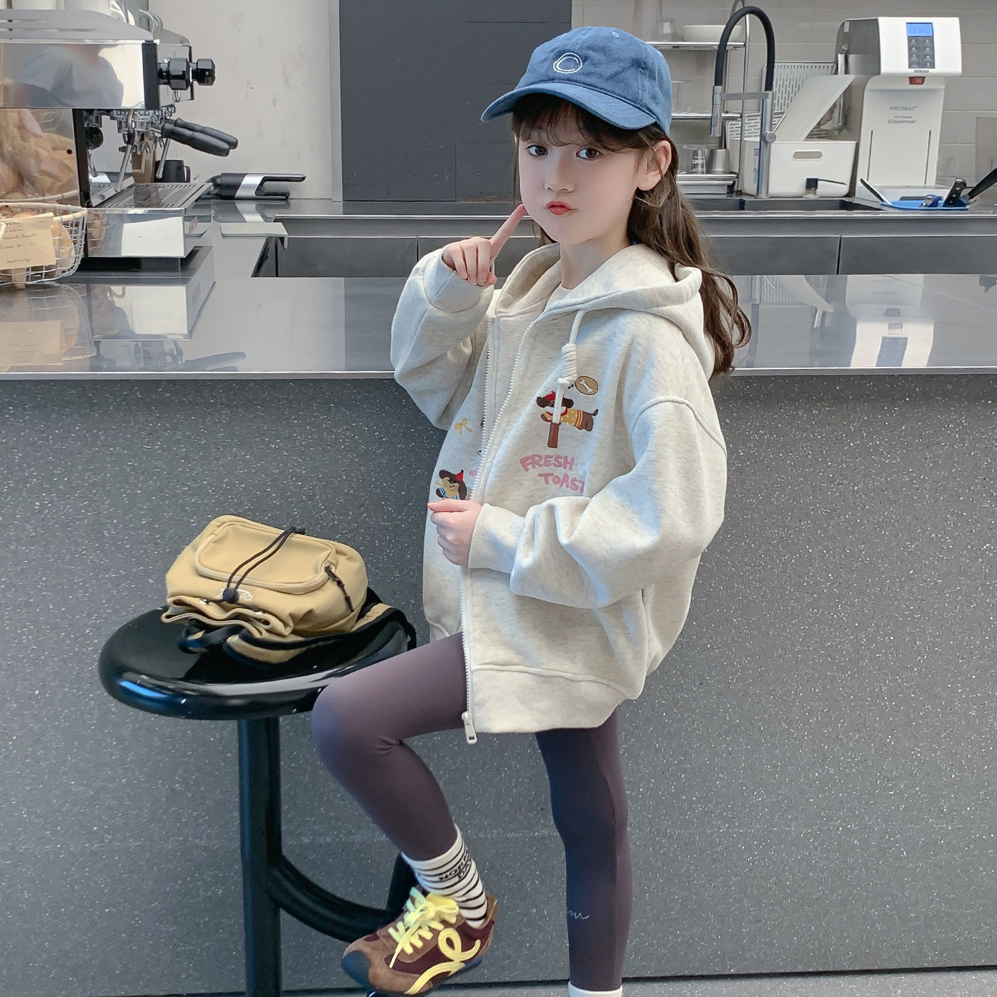 女童外套2025新款秋装儿童网红洋气超好看棒球服上衣女孩春秋款潮