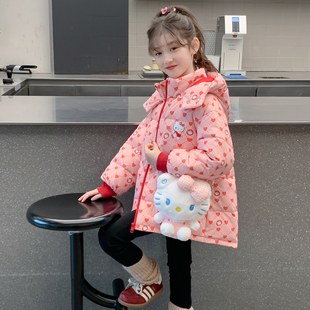 女童冬装2026新款棉服儿童网红洋气加厚爆款羽绒外套女孩冬季棉袄