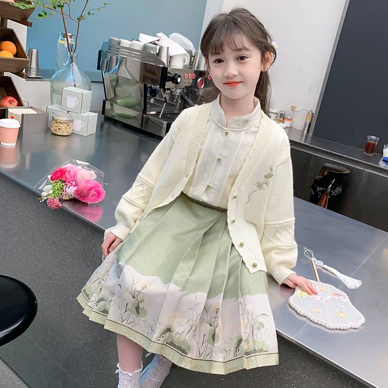 2024女童春季洋气汉服新款