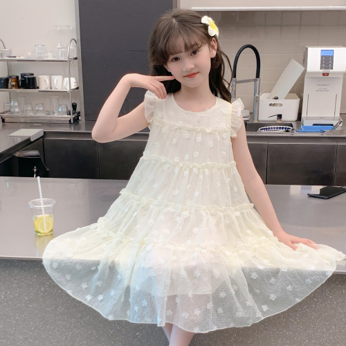 女童连衣裙2026新款夏装儿童网红洋气薄款好看公主裙夏季女孩裙子