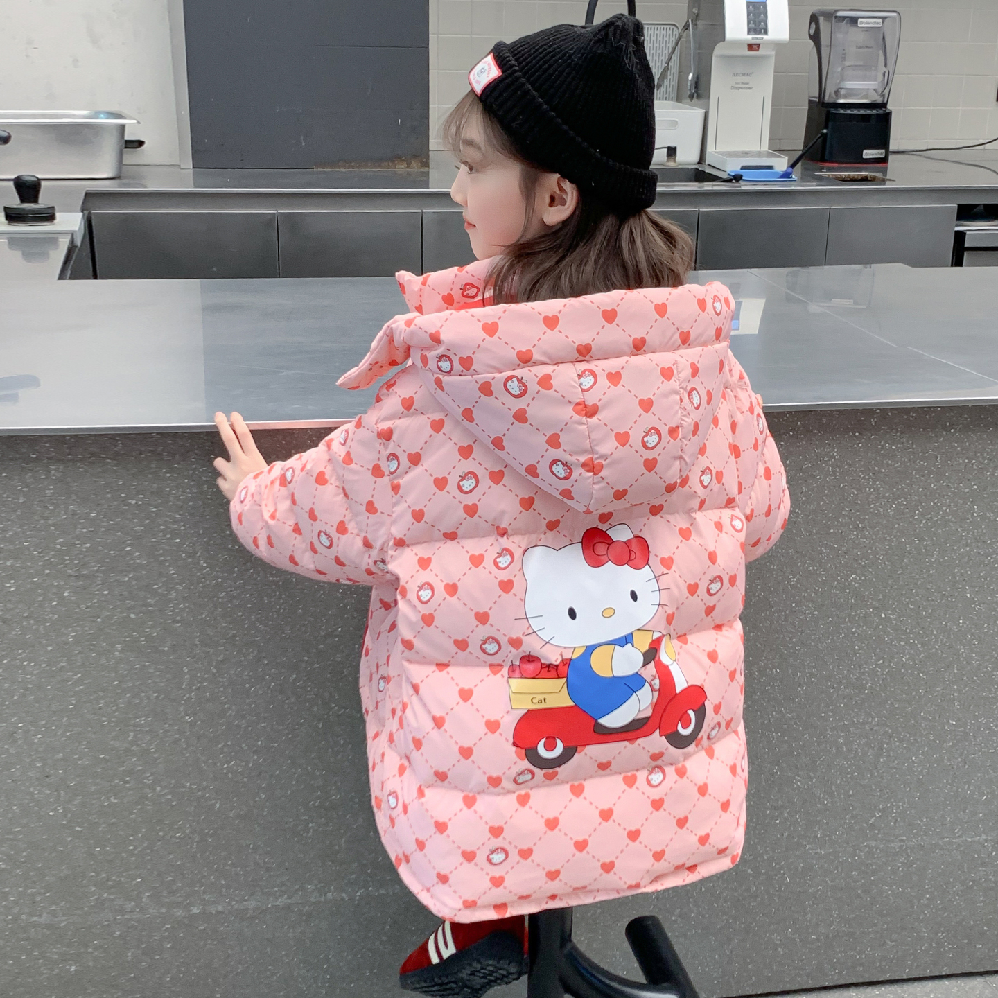 女童羽绒服冬季2025新款儿童网红洋气时髦爆款白鸭绒女孩冬装外套