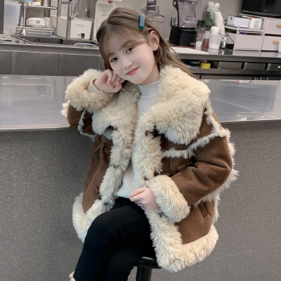 女童外套2025新款秋冬装儿童洋气时髦爆款加绒加厚女孩流行超好看