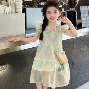 女童裙子2026新款夏季儿童超好看波西米亚公主裙夏季女孩薄款裙子