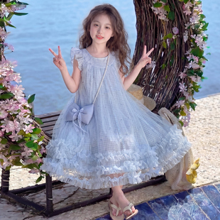 女童裙子夏装2026新款儿童童装时髦韩版公主裙女孩夏季连衣裙潮流