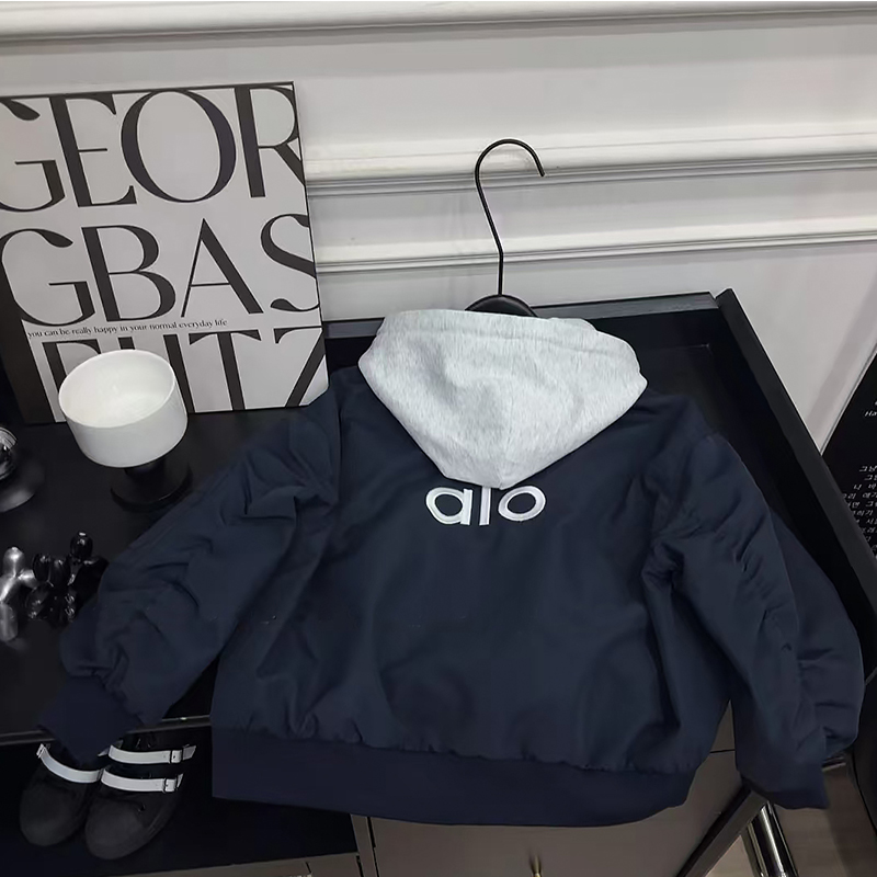 女童秋装外套2025新款洋气儿童时髦拼色连帽夹克上衣女孩春秋衣服