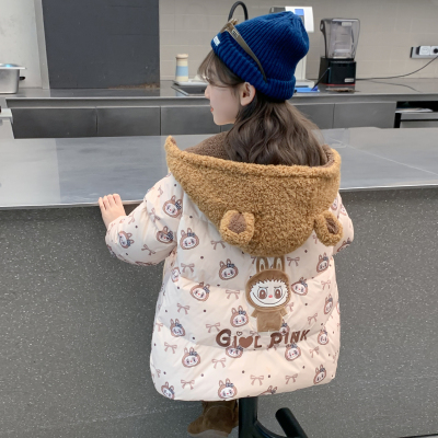 女童冬装2025新款棉服儿童网红洋气时髦爆款棉袄女孩冬季羽绒外套