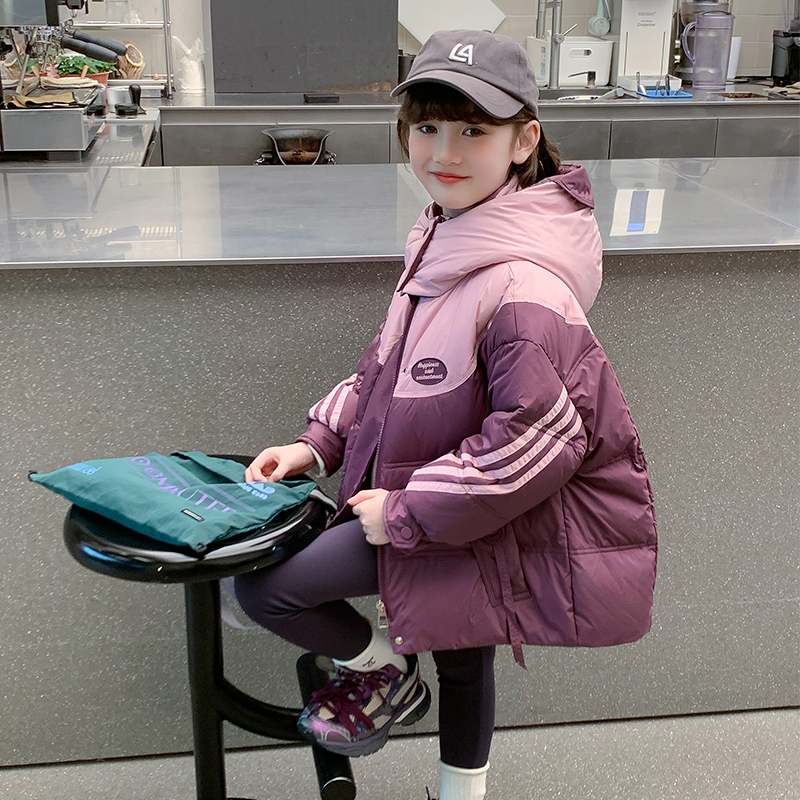 女童加厚冬季洋气棉服