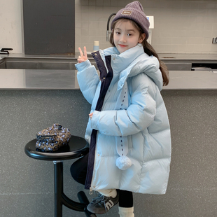 女童羽绒服冬装2026新款儿童洋气90白鸭绒加厚爆款小女孩冬装外套
