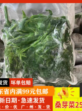 新鲜冷冻桑叶野菜上汤嫩桑芽餐厅炒菜做汤天然绿色食品250g1袋