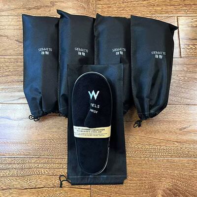 大阪W酒店拖鞋高端五星级酒店拖鞋可洗加厚居家待客拖鞋定制