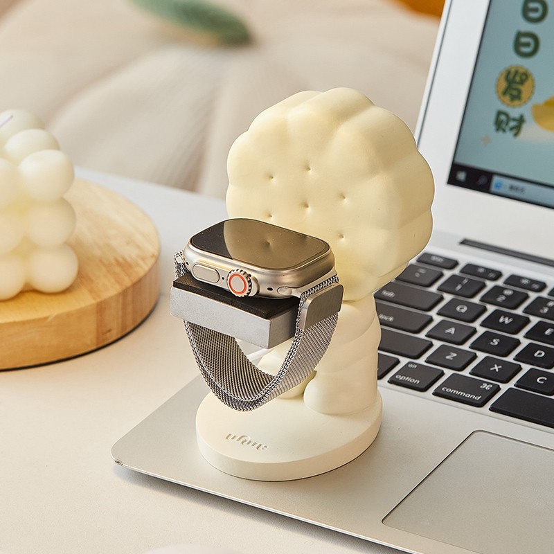 可爱云朵造型苹果手表收纳架