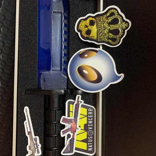 cs2游戏周边M9刺刀模手办玩具显卡爪子刀军刀神罚小刀不开刃模型