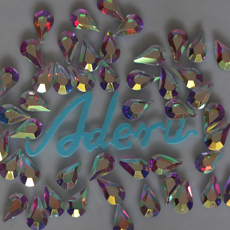 水滴超闪美甲手机壳饰品围巾烫钻