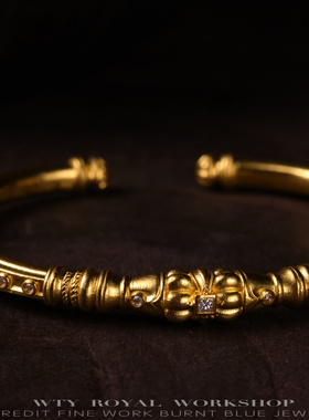 梧桐雨造办处细工足金时光手镯