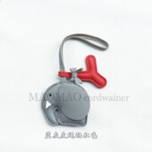 毛毛皮匠手工牛皮双面小象字母包包挂件汽车挂饰时尚 轻奢配饰礼品