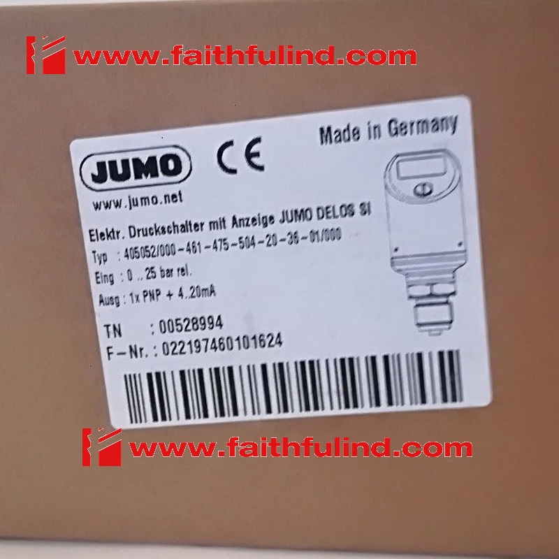 Jumo 00528994久茂全新压力传感器 DELOS SI 405052/000 25bar