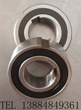 单向轴承6008PP 尺寸内径40nn外径68mm高度15mm带键槽40X68X15