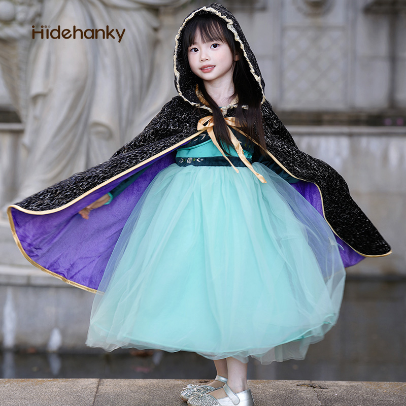 丢手绢原创风安娜长袖公主裙